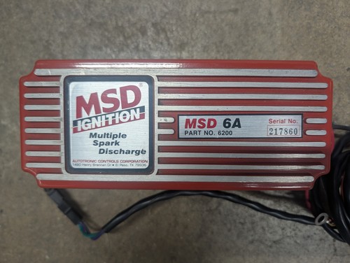 Msd 6200 ignition box - 6a, box-